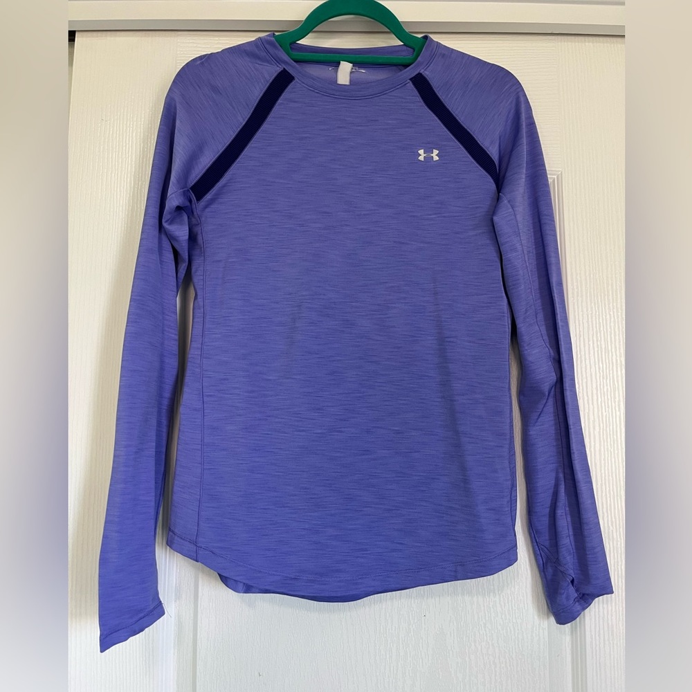Purple under armour long sleeve